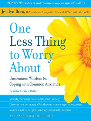 cover image of One Less Thing to Worry About